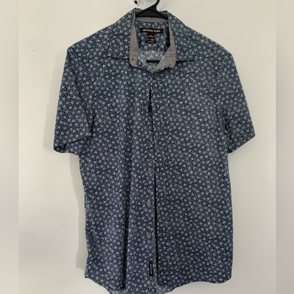 Men's Michael Kors Blue Party Shirt